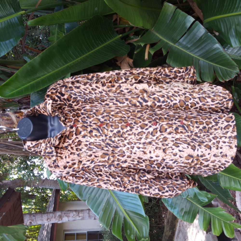 Dennis basso Oversized leopard print shaket